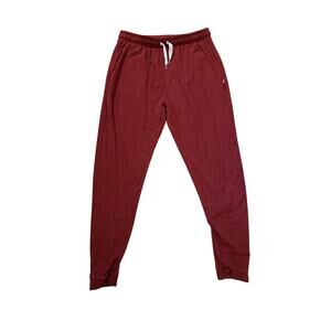 Women S Lark Crimson Red The Coziest Joggers Sweatpants Pants Bamboo Lounge